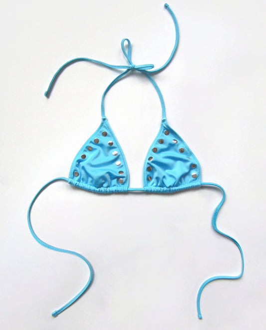 Bloom Top - Aqua Blue