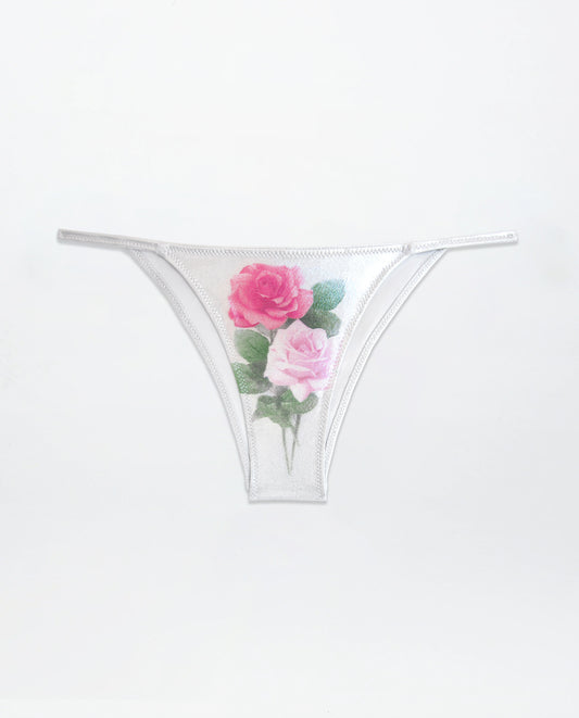 Rose Bottom - Shiny Silver