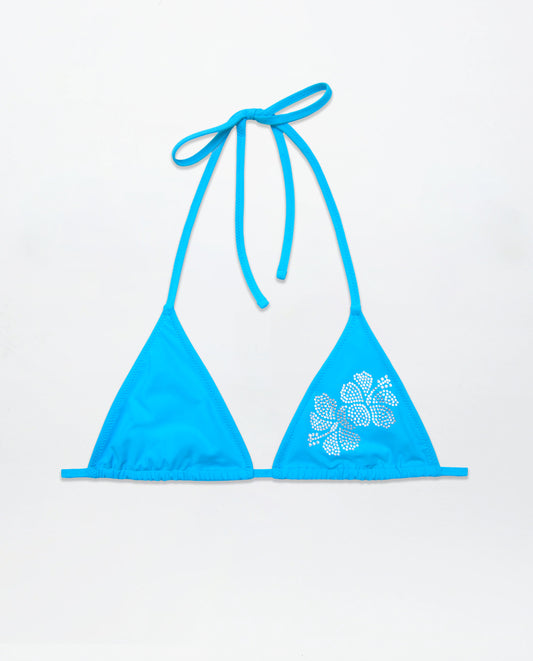 Hibiscus Top - Blue