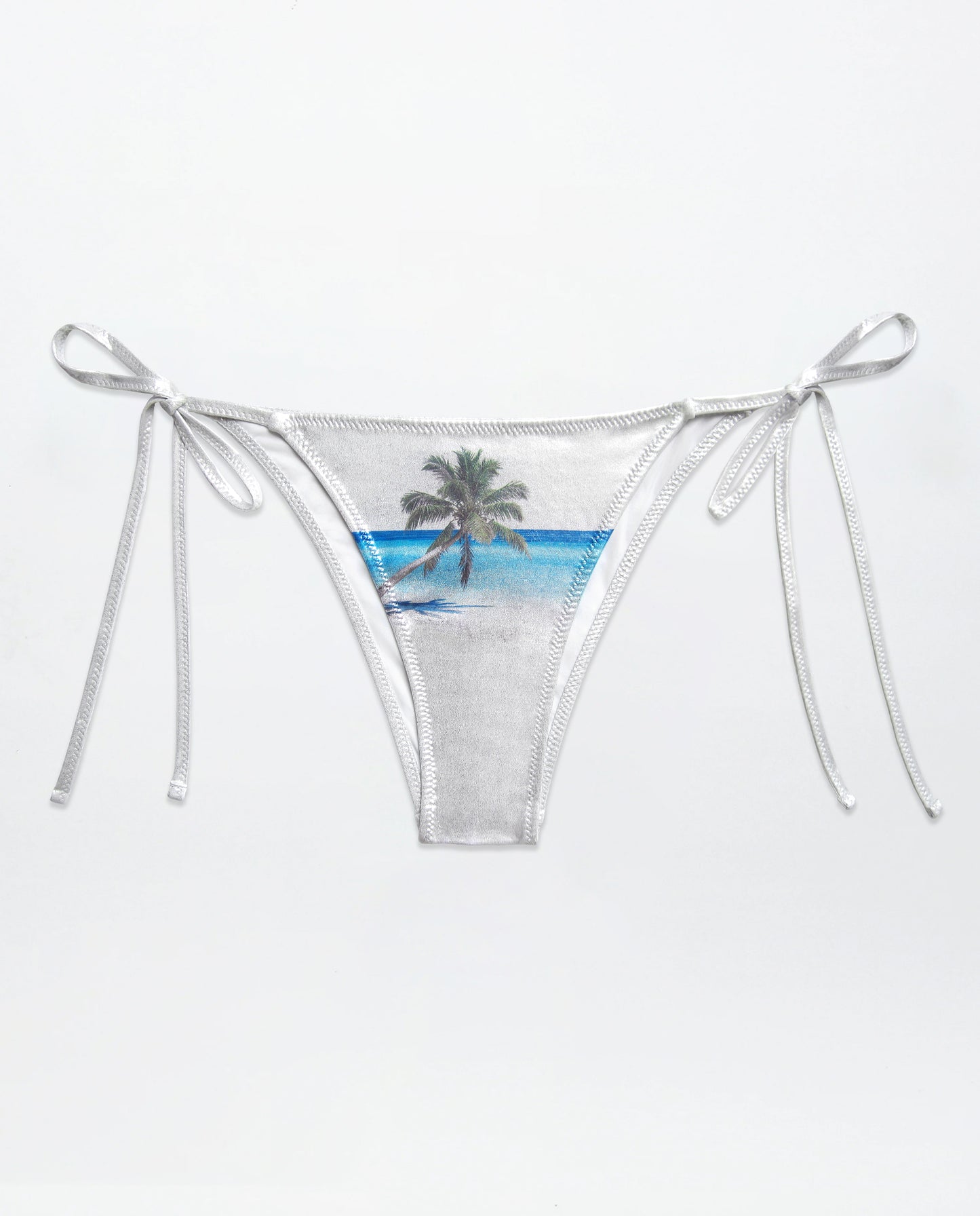 Palm Bottom - Metallic Silver