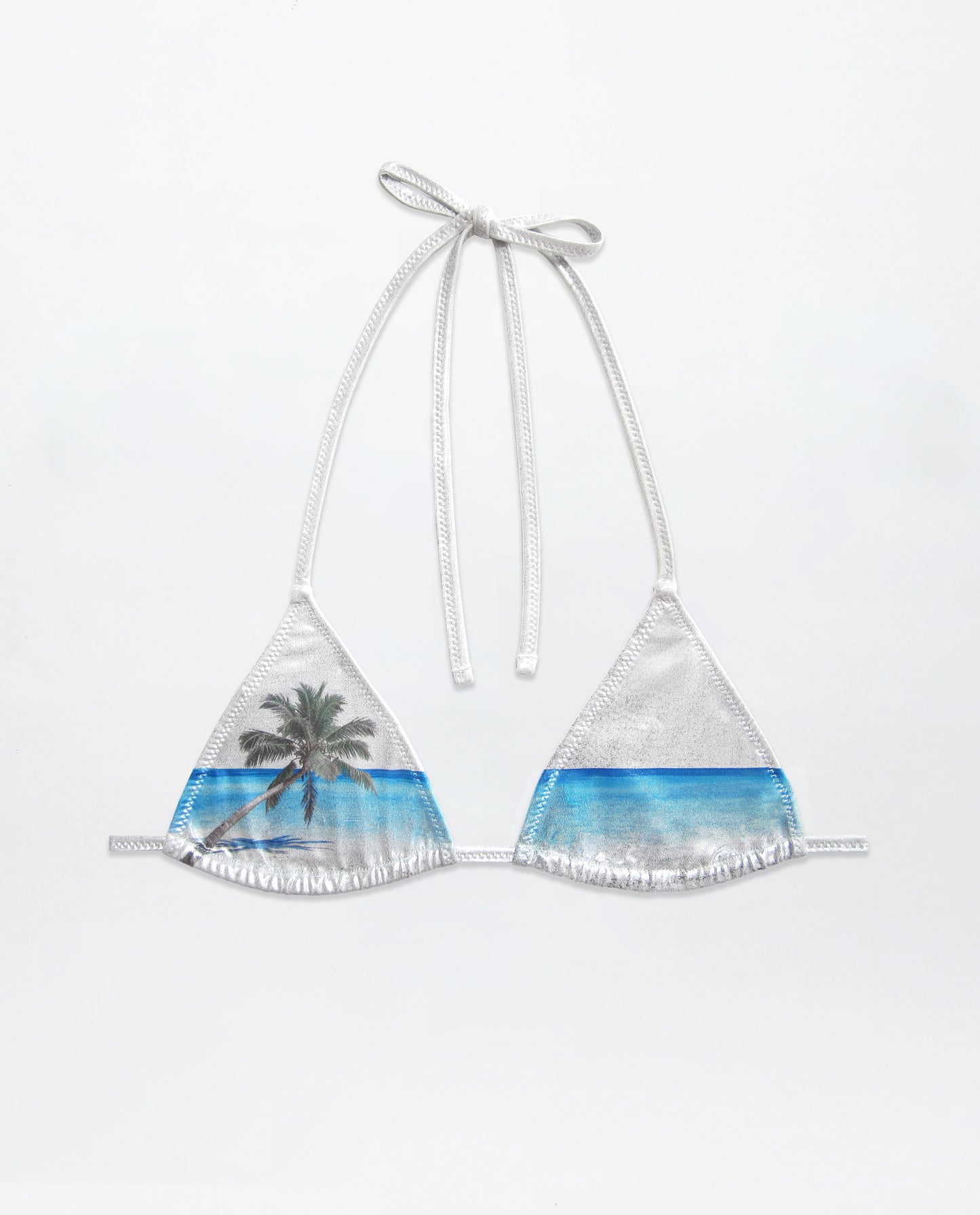 Palm Top - Metallic Silver