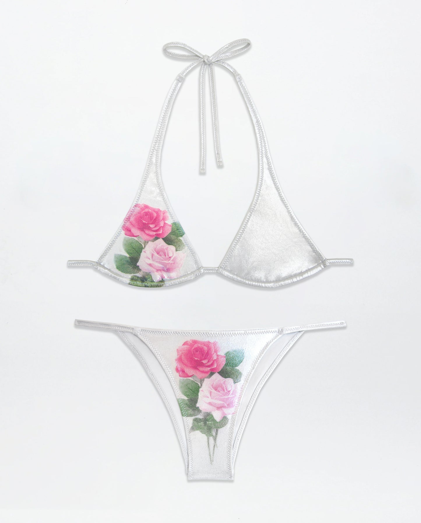 Rose Top - Shiny Silver